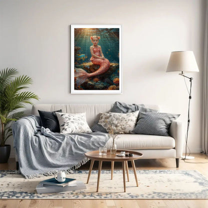 Personalized Mermaid Puzzle – Create a Stunning Mermaid Portrait from Your Daughter’s Photo, Magical Ocean Keepsake Gift Idea 🧜‍♀️🎨. R26(MXX)