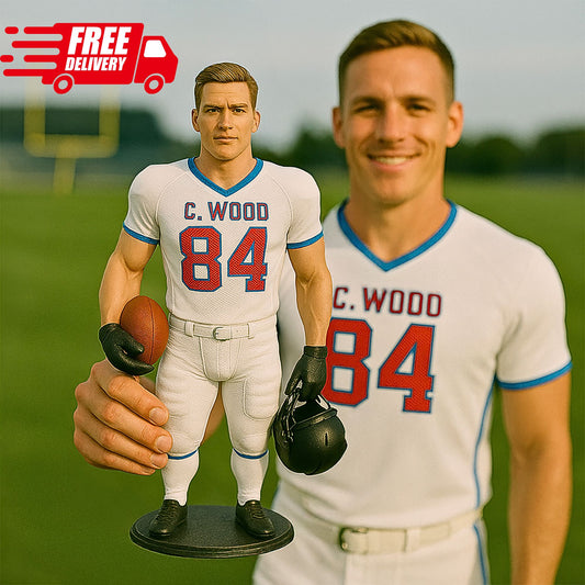 – Personalized Sports Action Toy for Football Fans, Athletes, Kids & Unique Gift Lovers