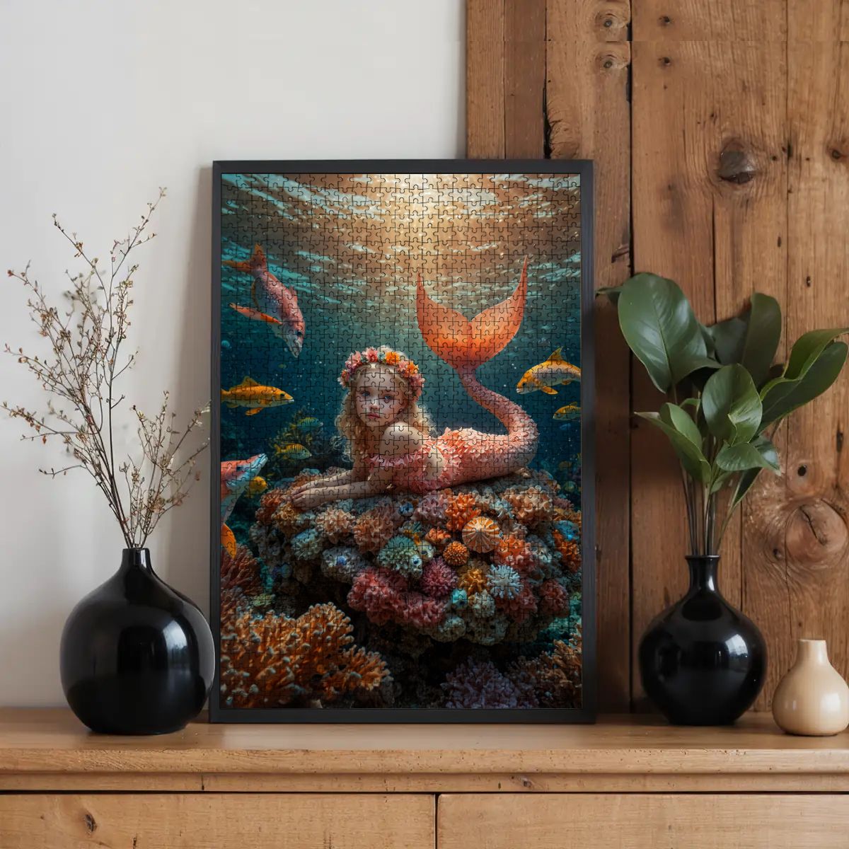 🌊 Custom Mermaid Kids Puzzle – Personalized Puzzle from Your Child’s Photo | Unique Gift & Keepsake for Mermaid-Loving Kids 🧜‍♀️