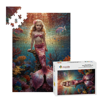 Personalized Mermaid Puzzle for Girls – Your Child Becomes a Sparkling Sea Princess, Birthday Keepsake for Mermaid Dreamers 🐚💖. R26(TTT)
