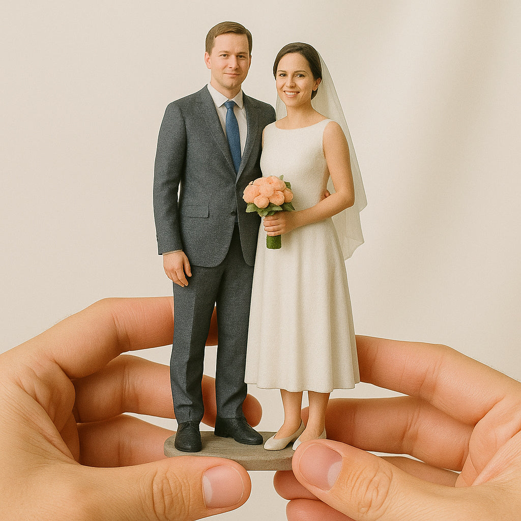 Create a Unique Custom Figurine from Your Photo – Life-like Full-Body 3D Model, Perfect Gift for Birthdays, Anniversaries, or Keepsakes
