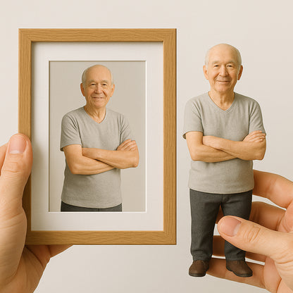 Create a Unique Custom Figurine from Your Photo – Life-like Full-Body 3D Model, Perfect Gift for Birthdays, Anniversaries, or Keepsakes