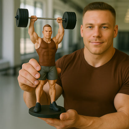 Custom 3D Printed Realistic Football Player Figurine from Your Photo – Personalized Sports Bobblehead Gift for Kids, Men, Moms, and Football Fans
