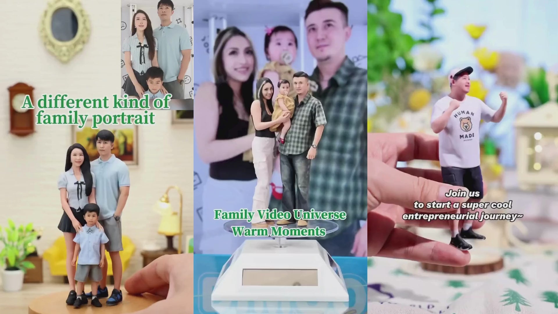 Load video: Artwe Custom mini 3D Figurine, 3D Printed