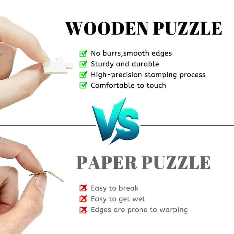 Wooden Puzzle Detail